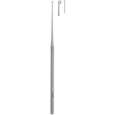 The Buck Ear Curette is a specialized ENT instrument used for removing earwax and foreign bodies from the external ear canal. Designed with precision and comfort in mind, it allows doctors to perform procedures with maximum safety and control. Manufactured from premium-grade stainless steel, the Buck Ear Curette ensures durability, resistance to corrosion, and easy sterilization for repeated use. Its smooth, rounded tip minimizes the risk of trauma while providing efficient wax extraction. Widely used in ENT practices, audiology clinics, and general healthcare settings, this instrument is an essential part of ear care procedures. 🔑 Key Features Crafted from high-quality stainless steel Ensures safe and controlled earwax removal Ergonomic handle for precision and comfort Reusable and fully autoclavable Trusted by ENT specialists and audiologists Suitable for both adult and pediatric use