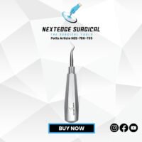 Potts Elevator NES-786-735 dental instrument for root and tooth fragment extraction.