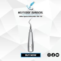 Miller Apexo Elevator NES-786-732 dental instrument for apical root and tooth fragment extraction.