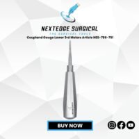 Coupland Gouge NES-786-751 stainless steel dental instrument for extraction of lower third molars.
