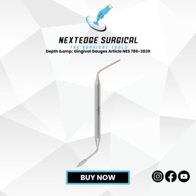 Depth & Gingival Gauges NES-786-3839 dental measuring instrument for accurate gingival and pocket depth evaluation.