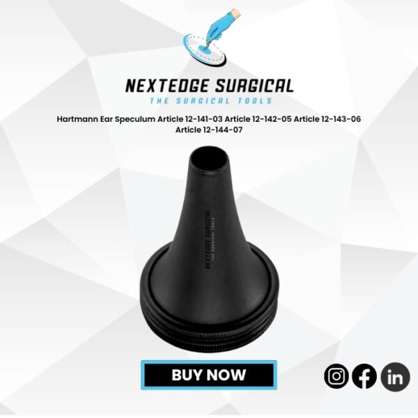 Hartmann Ear Speculum Article 12-141-03 Article 12-142-05 Article 12-143-06 Article 12-144-07