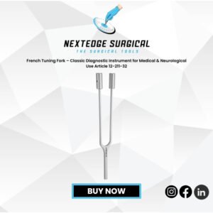 French Tuning Fork – Classic Diagnostic Instrument for Medical & Neurological Use Article 12-211-32