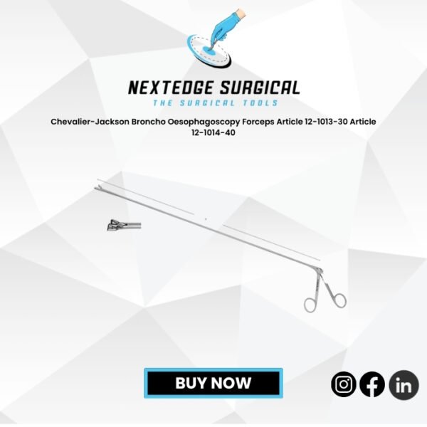Chevalier-Jackson Broncho Oesophagoscopy Forceps Article 12-1013-30 Article 12-1014-40