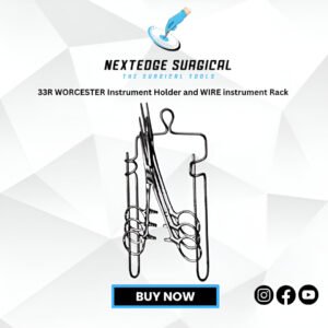 33R WORCESTER Instrument Holder and WIRE instrument Rack Article NES 16-505-33 Article 16-506-12
