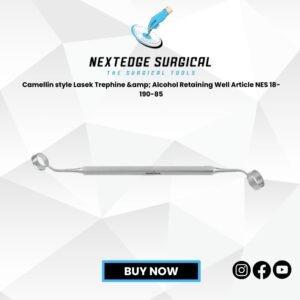 Camellin style Lasek Trephine & Alcohol Retaining Well Article NES 18-190-85