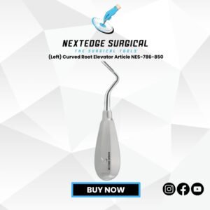 (Left) Curved Root Elevator Article NES-786-850