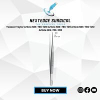 Tweezer Taylor NES-786-1210 stainless steel dental tweezer for cotton and dressing handling. Tweezer Taylor NES-786-1211 precision tweezer for dental and surgical use. Tweezer Taylor NES-786-1212 stainless steel tweezer for clinical material handling. Tweezer Taylor NES-786-1213 ergonomic dental tweezer for cotton rolls and surgical applications.