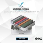 Aluminium mill holders Box with 7 bur holders (with lid) Article NES-786-4491