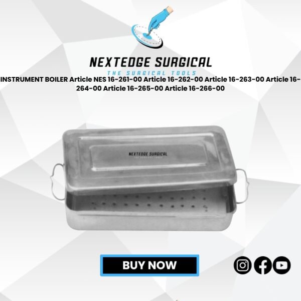 INSTRUMENT BOILER Article NES 16-261-00 Article 16-262-00 Article 16-263-00 Article 16-264-00 Article 16-265-00 Article 16-266-00