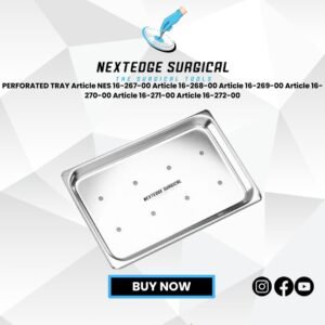 PERFORATED TRAY Article NES 16-267-00 Article 16-268-00 Article 16-269-00 Article 16-270-00 Article 16-271-00 Article 16-272-00