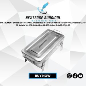 INSTRUMENT BOILER WITH STAND Article NES 16-273-00 Article 16-274-00 Article 16-275-00 Article 16-276-00 Article 16-277-00 Article 16-278-00