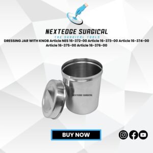 DRESSING JAR WITH KNOB Article NES 16-372-00 Article 16-373-00 Article 16-374-00 Article 16-375-00 Article 16-376-00