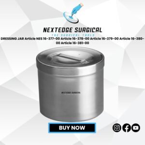 DRESSING JAR Article NES 16-377-00 Article 16-378-00 Article 16-379-00 Article 16-380-00 Article 16-381-00