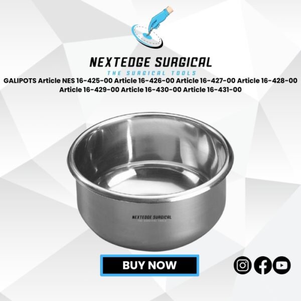 GALIPOTS Article NES 16-425-00 Article 16-426-00 Article 16-427-00 Article 16-428-00 Article 16-429-00 Article 16-430-00 Article 16-431-00