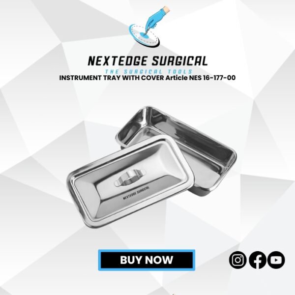 INSTRUMENT TRAY WITH COVER Article NES 16-177-00