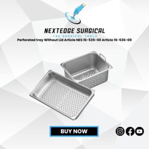 Perforated tray Without Lid Article NES 16-535-00 Article 16-536-00