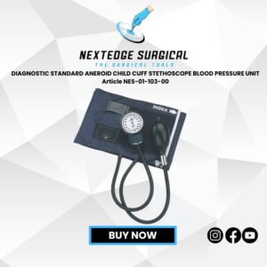 DIAGNOSTIC STANDARD ANEROID CHILD CUFF STETHOSCOPE BLOOD PRESSURE UNIT Article NES-01-103-00