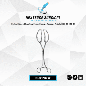 Collin Kidney Elevating Stone Clamps Forceps Article NES-15-105-28