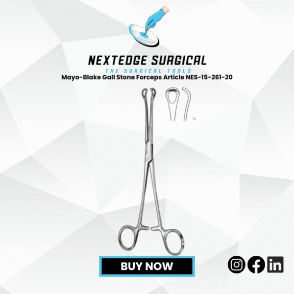 Mayo-Blake Gall Stone Forceps Article NES-15-261-20