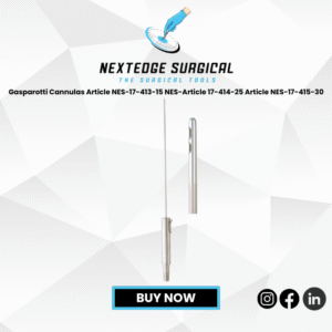 Gasparotti Cannulas Article NES-17-413-15 NES-Article 17-414-25 Article NES-17-415-30