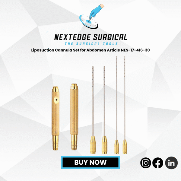 Liposuction Cannula Set for Abdomen Article NES-17-416-30