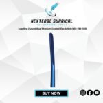 Luxating Curved Blue Titanium Coated Tips Article NES-786-1023