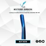 Luxating Curved Blue Titanium Coated Tips Article NES-786-1031