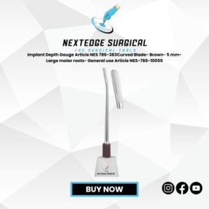 Curved Blade- Brown- 5 mm- Large molar roots- General use Article NES-786-1005