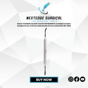 BLACK TITANIUM COLOUR COATED INSTRUMENTS Available in Hollow Handle Ø 8 mm, Ø 10 mm Solid Handle Ø 6 mm Article NES 786-3900