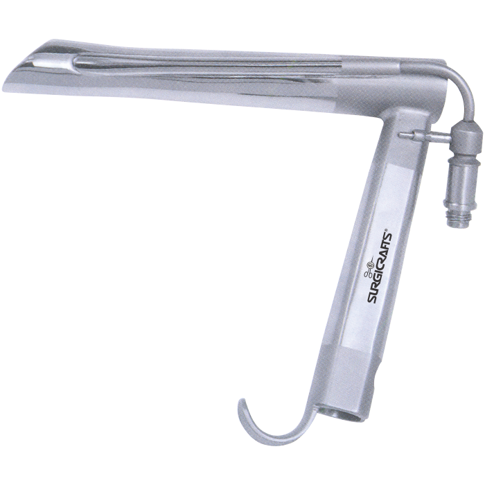 Tucker Mid-Lighted Side Slide Laryngoscope (Adolescent) – Precision ENT Instrument