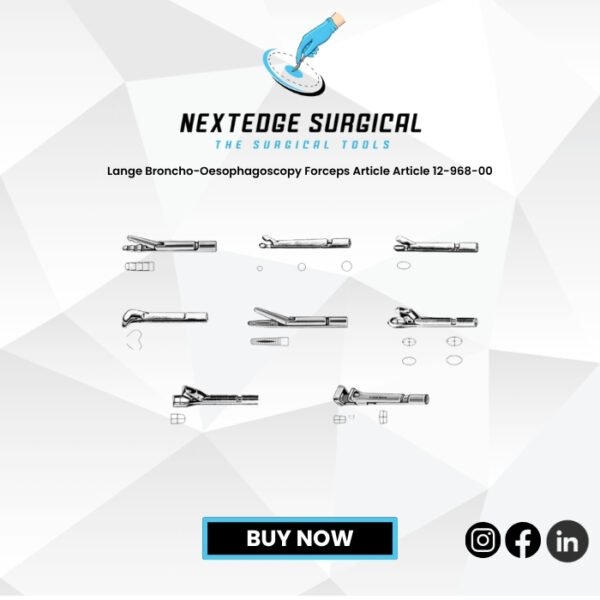 Lange Broncho-Oesophagoscopy Forceps Article Article 12-968-00
