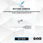 Greather Irrigating Collar Button micro iris retractor and posterior capsule polisher,  Straight Article NES 18-317-00