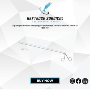 Cup shaped Broncho Oesophagoscopy Forceps Article 12-1065-40 Article 12-1066-50