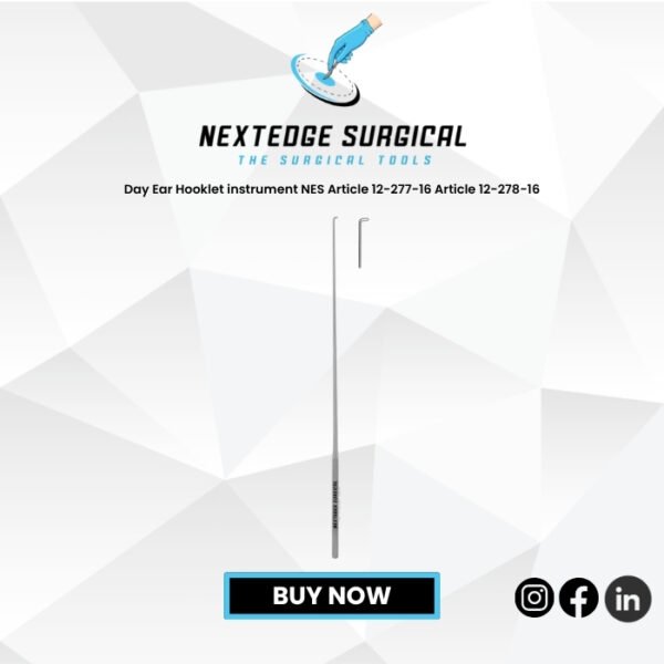 Day Ear Hooklet instrument NES Article 12-277-16 Article 12-278-16