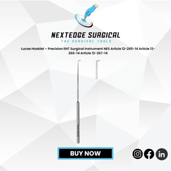 Lucae Hooklet – Precision ENT Surgical Instrument NES Article 12-265-14 Article 12-266-14 Article 12-267-14