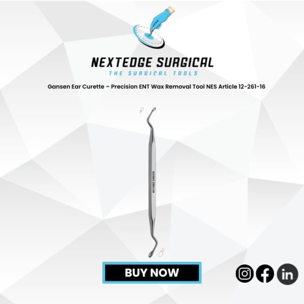 Gansen Ear Curette – Precision ENT Wax Removal Tool NES Article 12-261-16