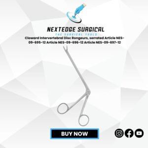 Cloward Intervertebral Disc Rongeurs, serrated Article NES-09-695-12 Article NES-09-696-12 Article NES-09-697-12