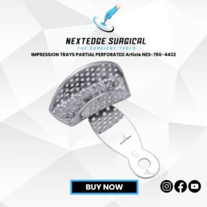 IMPRESSION TRAYS PARTIAL PERFORATED Article NES-786-4432