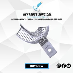 IMPRESSION TRAYS PARTIAL PERFORATED Article NES-786-4437