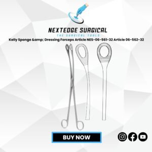 Kelly Sponge & Dressing Forceps Article NES-06-561-32 Article 06-562-32