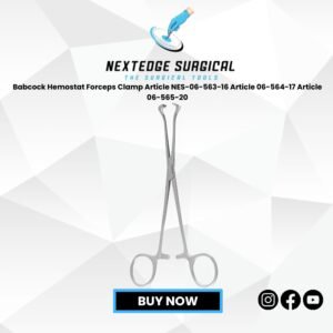Babcock Hemostat Forceps Clamp Article NES-06-563-16 Article 06-564-17 Article 06-565-20