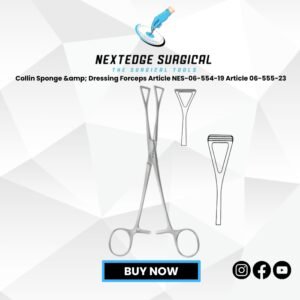 Collin Sponge & Dressing Forceps Article NES-06-554-19 Article 06-555-23