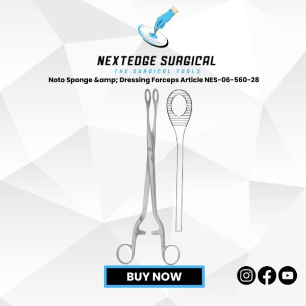 Noto Sponge & Dressing Forceps Article NES-06-560-28