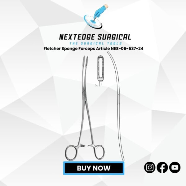 Fletcher Sponge Forceps Article NES-06-537-24