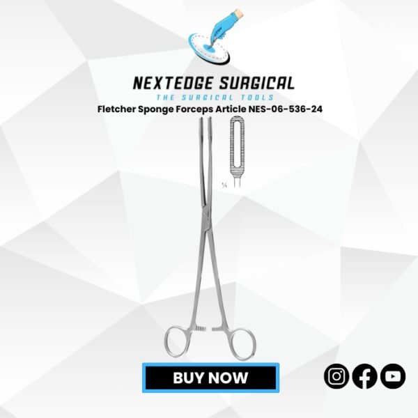 Fletcher Sponge Forceps Article NES-06-536-24