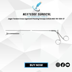 Jager Tendon Cross Ligament Passing Forceps Article NES-06-528-27