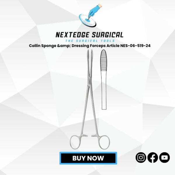 Collin Sponge & Dressing Forceps Article NES-06-519-24