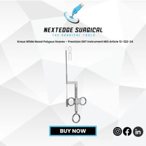 Kraus Wilde Nasal Polypus Snares – Precision ENT Instrument NES Article 12-322-24