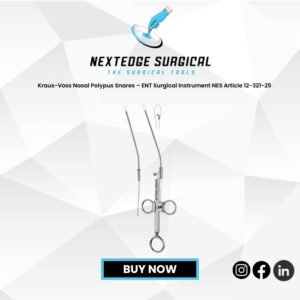Kraus-Voss Nasal Polypus Snares – ENT Surgical Instrument NES Article 12-321-25